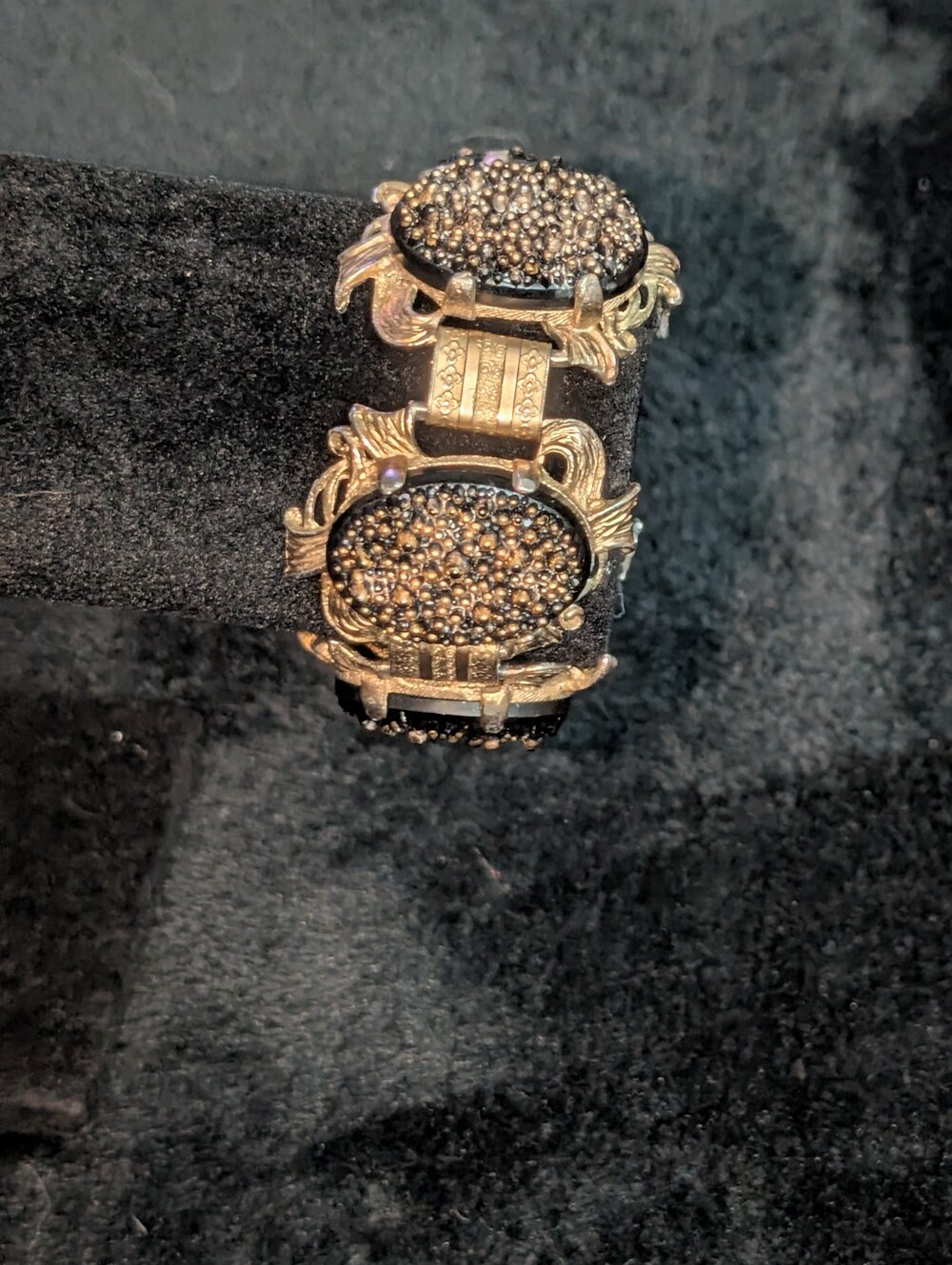 Vintage Judy Lee 7" Panel Bracelet